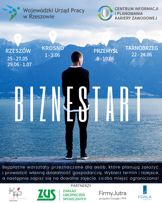 Harmonogram BizneStart - ABC Przedsiębiorczości 22-24.06.2022