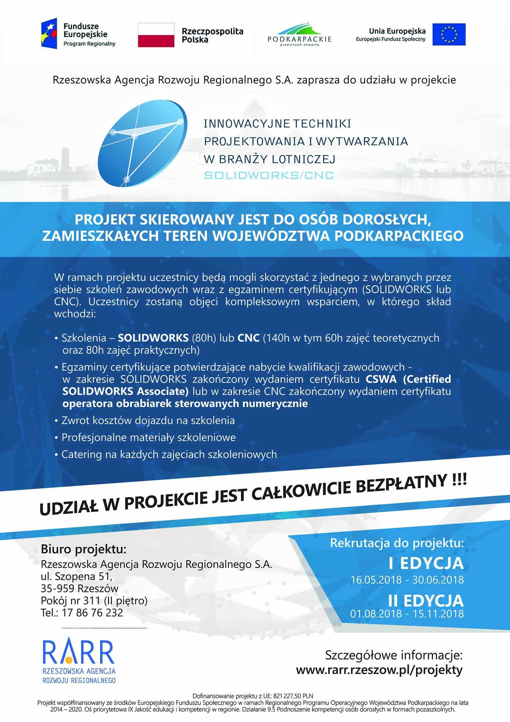 Innowacyjne Techniki Projektowania i Wytwarzania w Branży Lotniczej - SOLIDWORKS/CNC