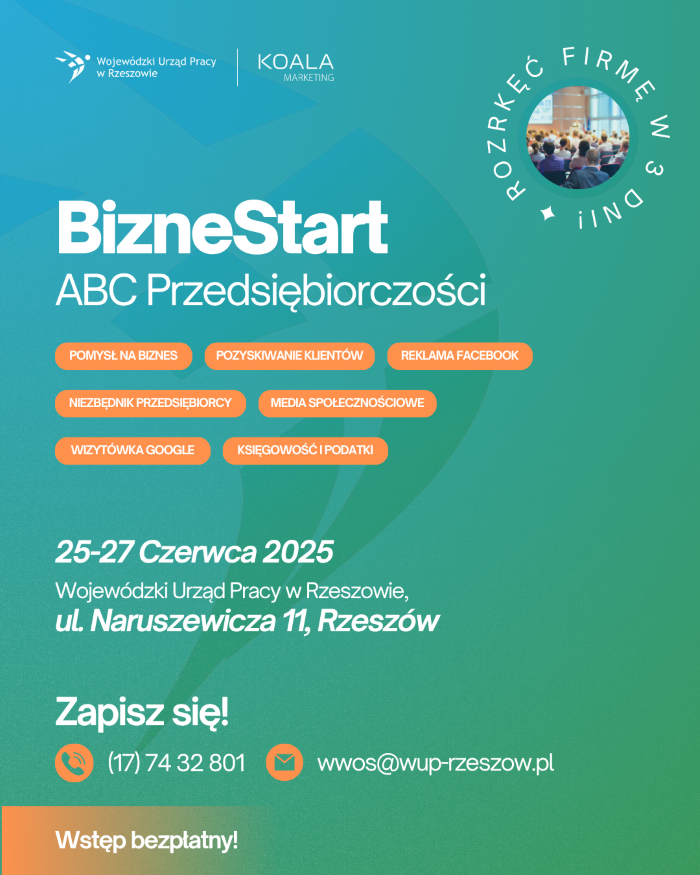 Zajęcia BizneStart-ABC Przedsiębiorczości