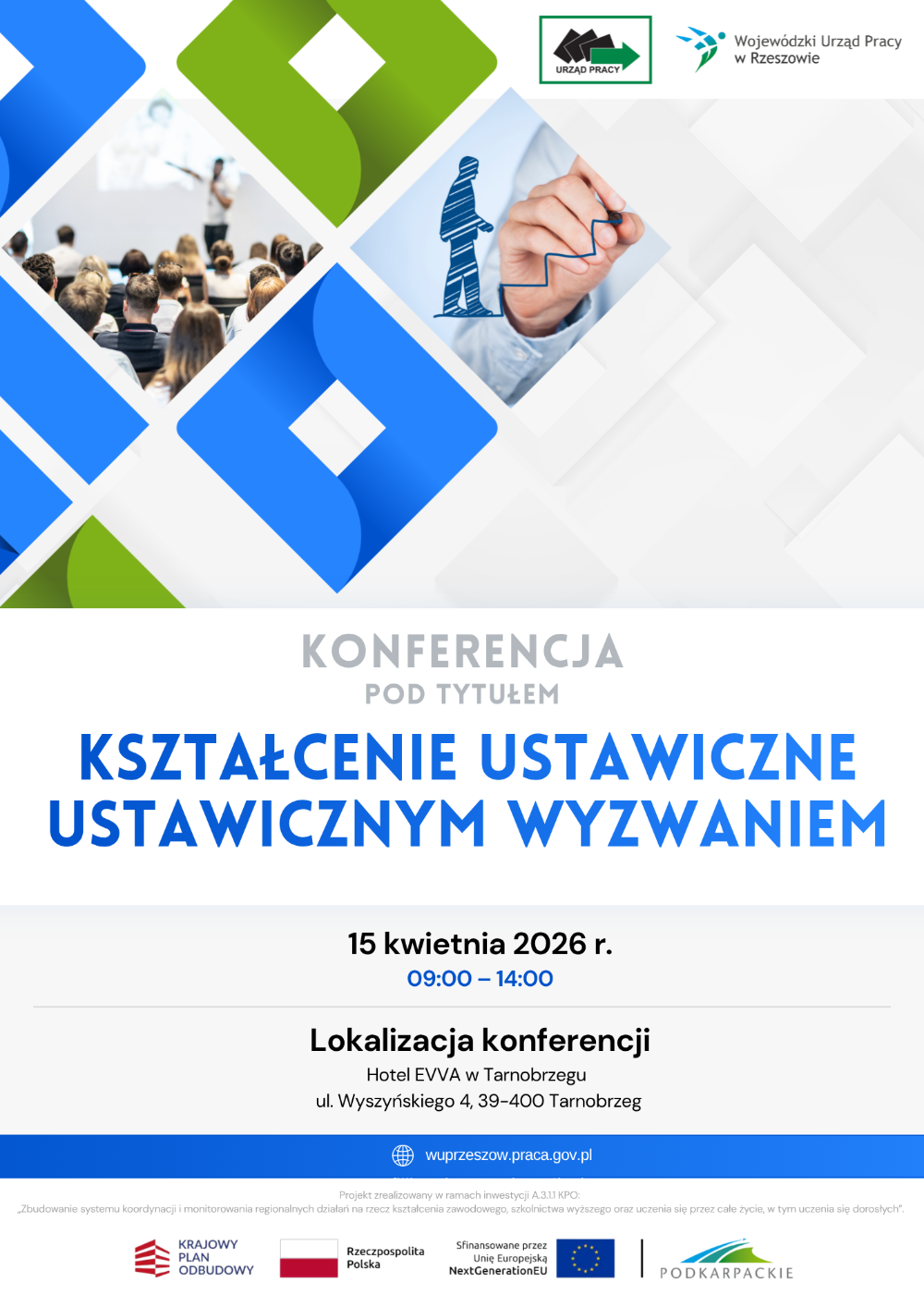 Plakat-Konferecja Kształcenie ustawiczne-ustawicznym wyzwaniem